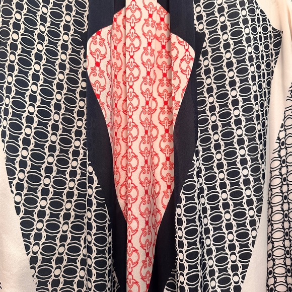 Dana Buchman Blue and orange Halter Sundress size Large - Picture 2 of 6